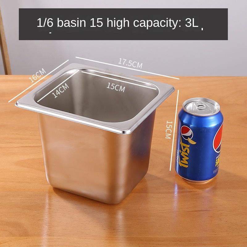 

Глубокие гастрономические емкости из нержавеющей стали с защитой от засорения, для паровых столов, коммерческие металлические подносы для кейтеринга