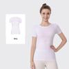LU3.0 Women's Quick-Dry Short Sleeve Yoga Top for Fitness and Running