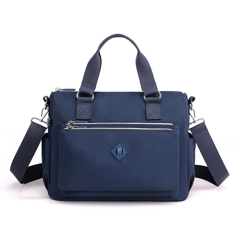 Women's new fashion trend shoulder bag multi-layer anti-splashing nylon backpack leisure sports oblique span bag