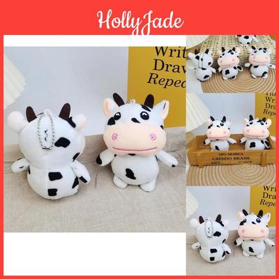 Charming Miniature Cow Plush Keychain Soft And Cuddly Gift For Weddings And Events