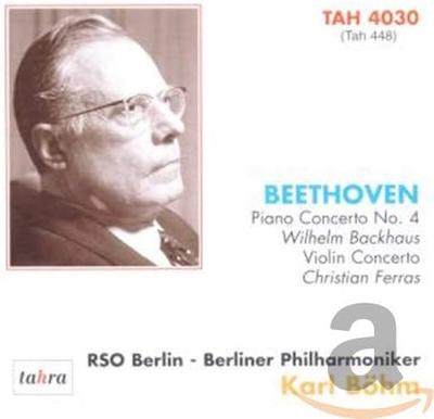 CD BEETHOVEN, L. VAN - Beethoven: Piano Concerto No.4  TAH4030 Japan Classical Used