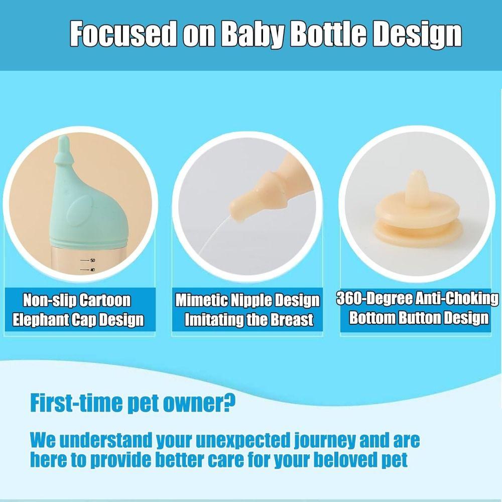 High Temperature Resistant Puppies Drinking Milk Bottles  Cat Newborn