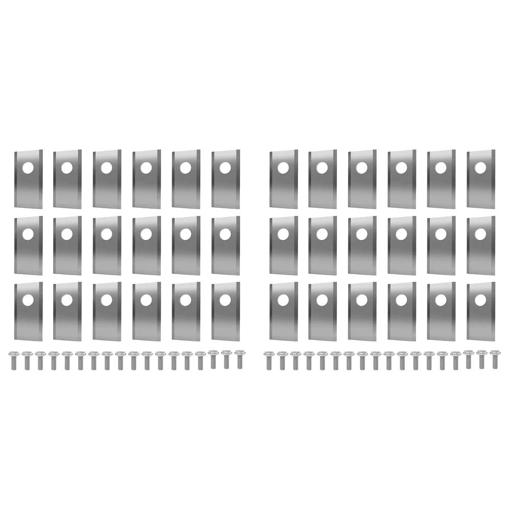 18/36/54/90PCS Blades Replacement Lawn Mower Parts Stainless Steel Mower Cutter Blade for Worx Landroid Lawn Mowers