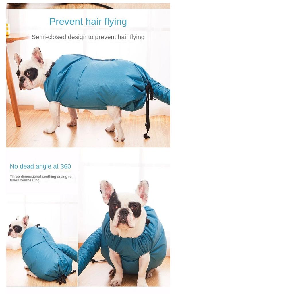 Dog & Cat Hair Dryer Bag - Fast-Drying Pet Grooming Bag for Large Breeds, Dropshipping Available