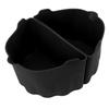 2Pcs Slow Cooker Liner 6‑7QT Silicone Cook Pot Divider Slow Cooker Cooking Liner for Home Restaurant Black