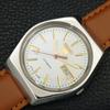 VINTAGE SEIKO 5 AUTOMATIC 6309A JAPAN MENS WHITE COLOR DIAL WATCH A702635-1 R209-a702635