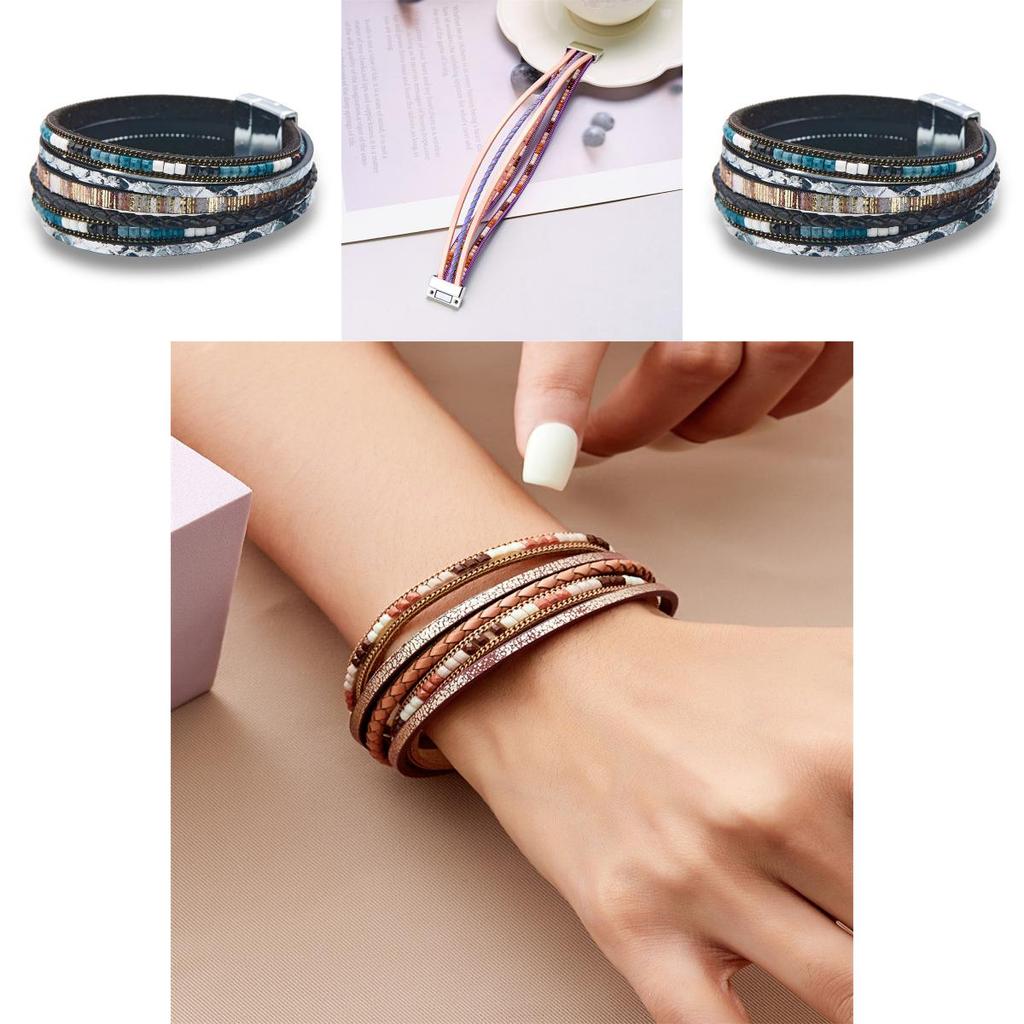 Böhmischer Schmuck Armband mit geometrischem Muster und Legierungsdetails für lässig