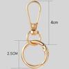 1/3/5Pcs Swivel Clasp Clip Metal Connecting Buckle Snap Hooks Double Opening Key Chain For Diy Crafts Lanyard Accessories