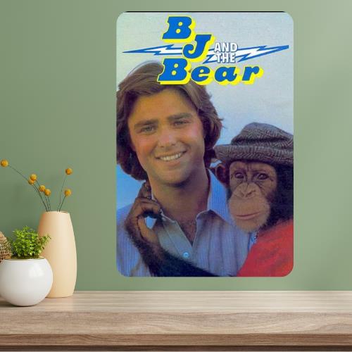 BJ and the Bear Classic TV Show Metal Poster Sign 20x30cm(7.8x11.8inch)