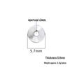 S999 Sterling Silver Round Spacer Beads for DIY Crystal Bracelets & Necklaces