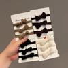 4PCS Korean new rubber band high elastic polyester rope tie hair tie women's hair band high ponytail hair accessories