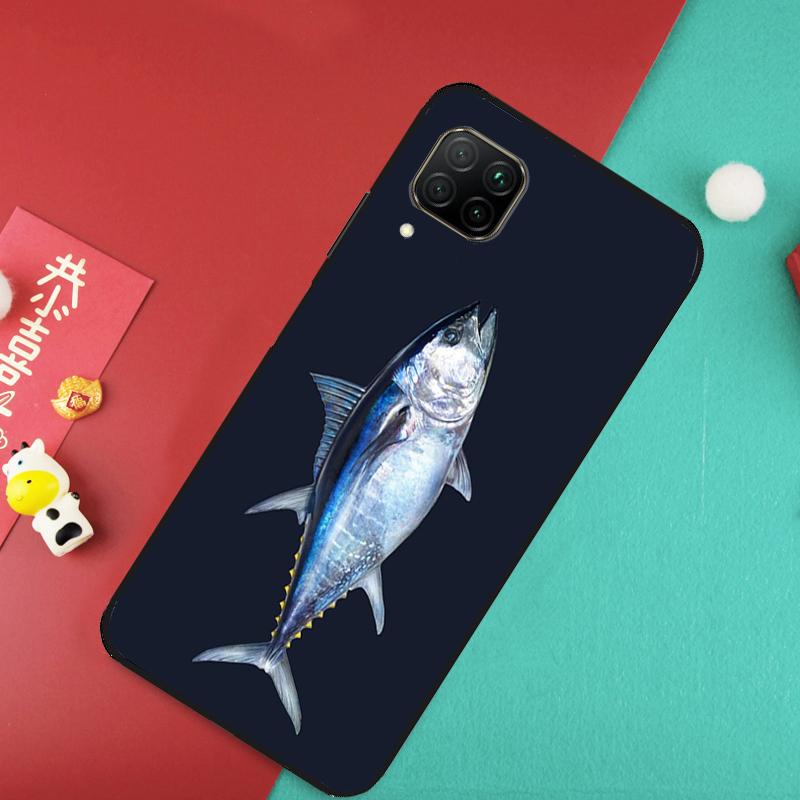 Blauflossen-Thunfisch Für Huawei Nova 9 10 SE 11 Pro 7i 8i 11i 12i Y73 Y72 Y61 Y91 Y90 Y70 Y60 P30 P40 Lite Hülle