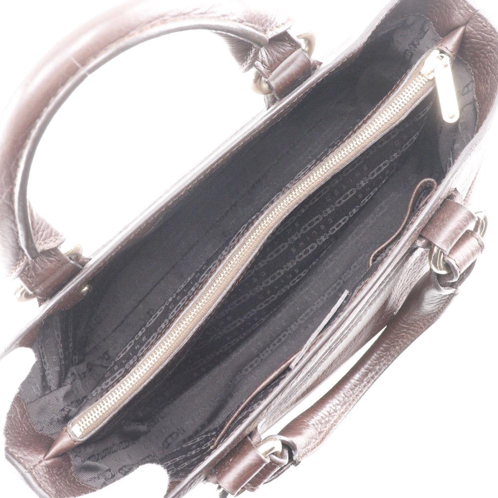 CELINE Boogie bag Handbag 134023 Brown Brown leather Women Used