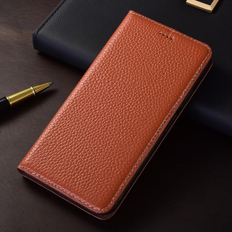 Custodia a Flip in Vera Pelle di Litchi per Xiaomi Poco X3 X4 X5 X6 X7 F4 F5 F6 F7 M3 M4 M5 M5S M6 M7 Plus Pro Ultra Copri Custodie per Telefono