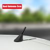 Universal 3cm Short Car Roof Antenna Aerial with Base AM/FM Signal Amplifier Booster Adapter Kit for Auto Vehicle SUV Styling