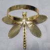 Dragonfly Napkin Ring Metal Springtime Napkin Holder Green Dragonfly Napkin Ring for Table Settings Wedding Holiday Dinners Decoration