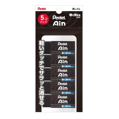 

Ластик Pentel Ein 06 черный, легко стираемый, 5 шт. в упаковке XZEAH065A