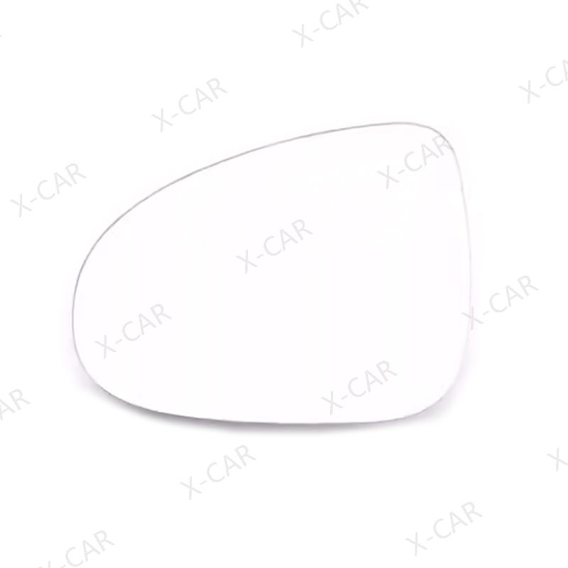 Para VW Touareg 2011 2012 2013 2014 2015 2016 2017 2018 Tampa Inferior da Moldura do Espelho Lateral Externo Lente de Vidro do Espelho Retrovisor