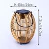 With Handle Yard Lantern Landscape Weave Wind Lamp Chinese Style Solar  Imitation  Lantern  Outdoor
