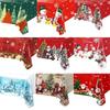 Plastic Table Cover Disposable Party Tablecloths Retro Christmas Tablecloth  Christmas Decoration