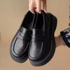 New platform muffin shoes Japanese jk British style small leather shoes