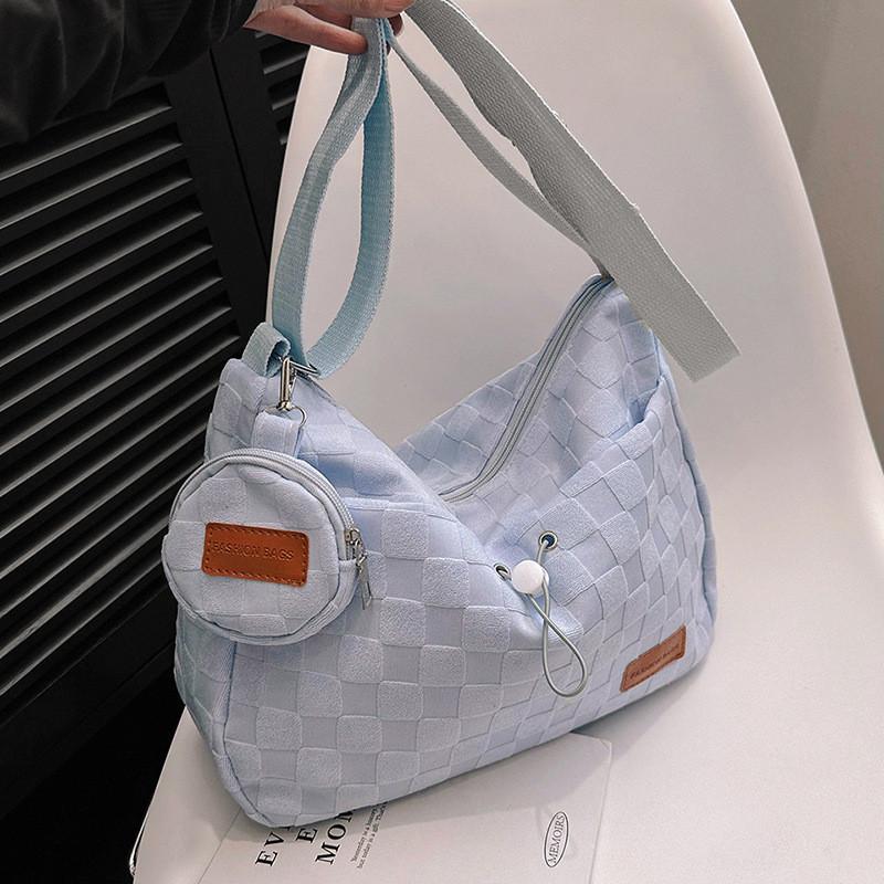 Trendy Canvas Tote Bag Women 2023 Summer New Small Batch Design Large Capacity Fashion Crossbody Bag