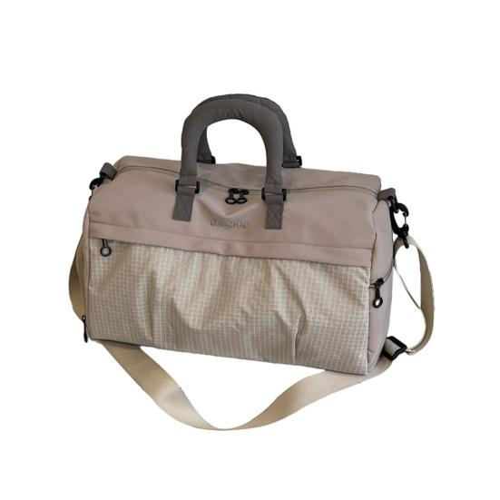 

Women Gym Tote Duffle Bag with Wet Pocket And Shoe Compartment Nylon Weekender Bag Overnight Tote for Travel Fitness Dance