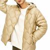 Anta Comfortable Casual Simple Hooded Loose Lightweight Down Jacket Men Outerwear Cream-Coffee 152447955-1