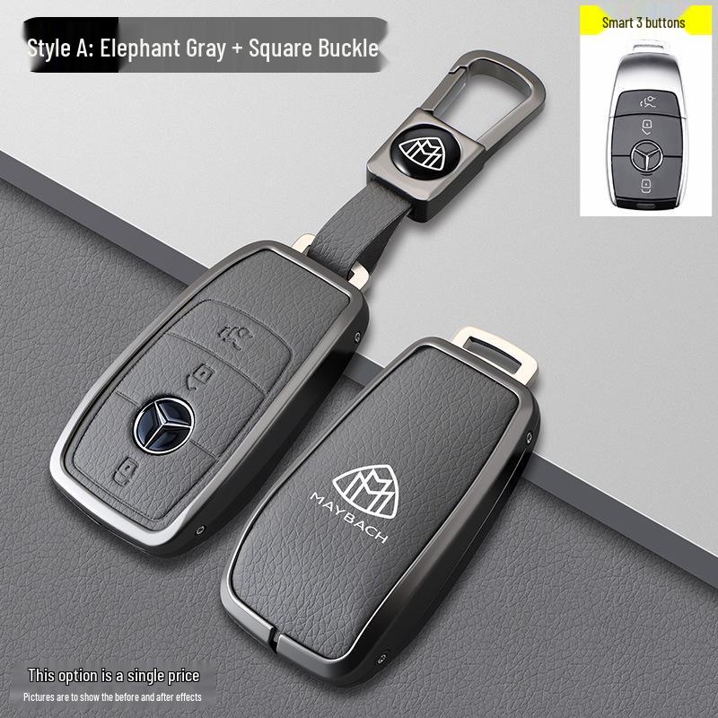 Maybach Model B Key Case - Elephant Grey