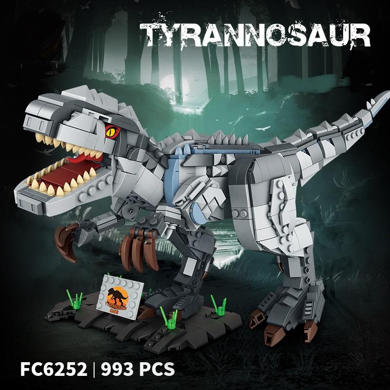 Jurassic World Tyrannosaurus Rex Indominus Rex Model Bricks Building Blocks Toys for Children Assemble Decorate