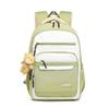 Schoolbag Large Capacity Junior and High School Student Schoolbag Multi-compartment Light and Simple Backpack Premium Sense Solid Color Casual