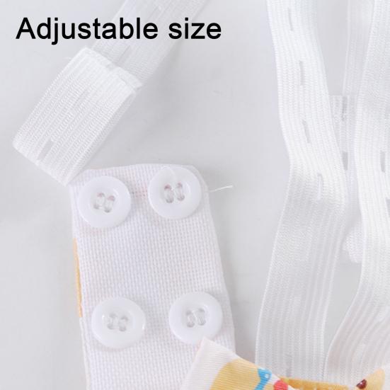 Duck Diaper Reusable Washable Yellow Duck Print Chicken Diaper with Bow Tie Adjustable Poultry Nappies for Goose Duck Hen Chicken