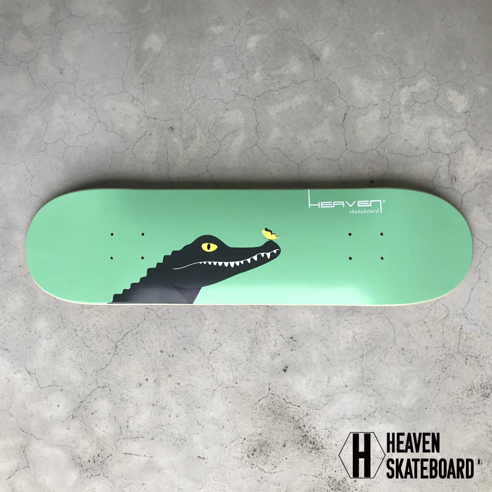 HEAVEN SKATEBOARD Heaven Skateboard Deck 8 inch Crocodile 31.5×8