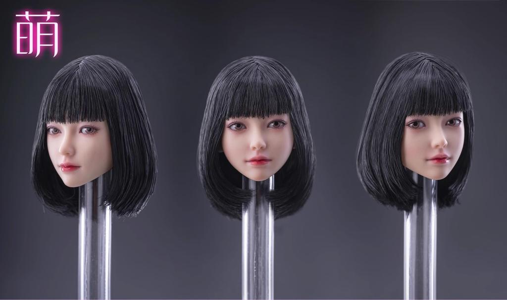 Spielzeug & Hobbys [TOYBARJAPAN] 1/6 Maßstab Actionfigur Kopf für TBLeague Körper, i8TOYS I8-H004A Junior Bishoujo Action Eye Asiatische Schönheit Weiblicher Kopf (Körper