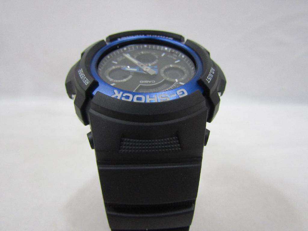 CASIO Quartz World Shock 20 ATM Water with Box and d Item G-SHOCK AW-591 Watch, Time, Resistant, Resistant, Manual, 141397