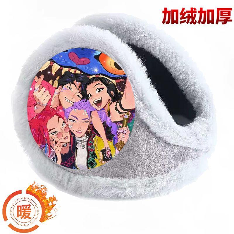 Kpop Witch Hunt Anti-freezing Ear Muffs, Children's Cycling Ear Bags, Thickened Ear Protection, Winter Fleece Anti-freezing Ear Muffs