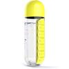 2-in-1 600ml Portable Water Bottle Detachable Large-capacity 7 Day Pill Box Case Weekly Pill