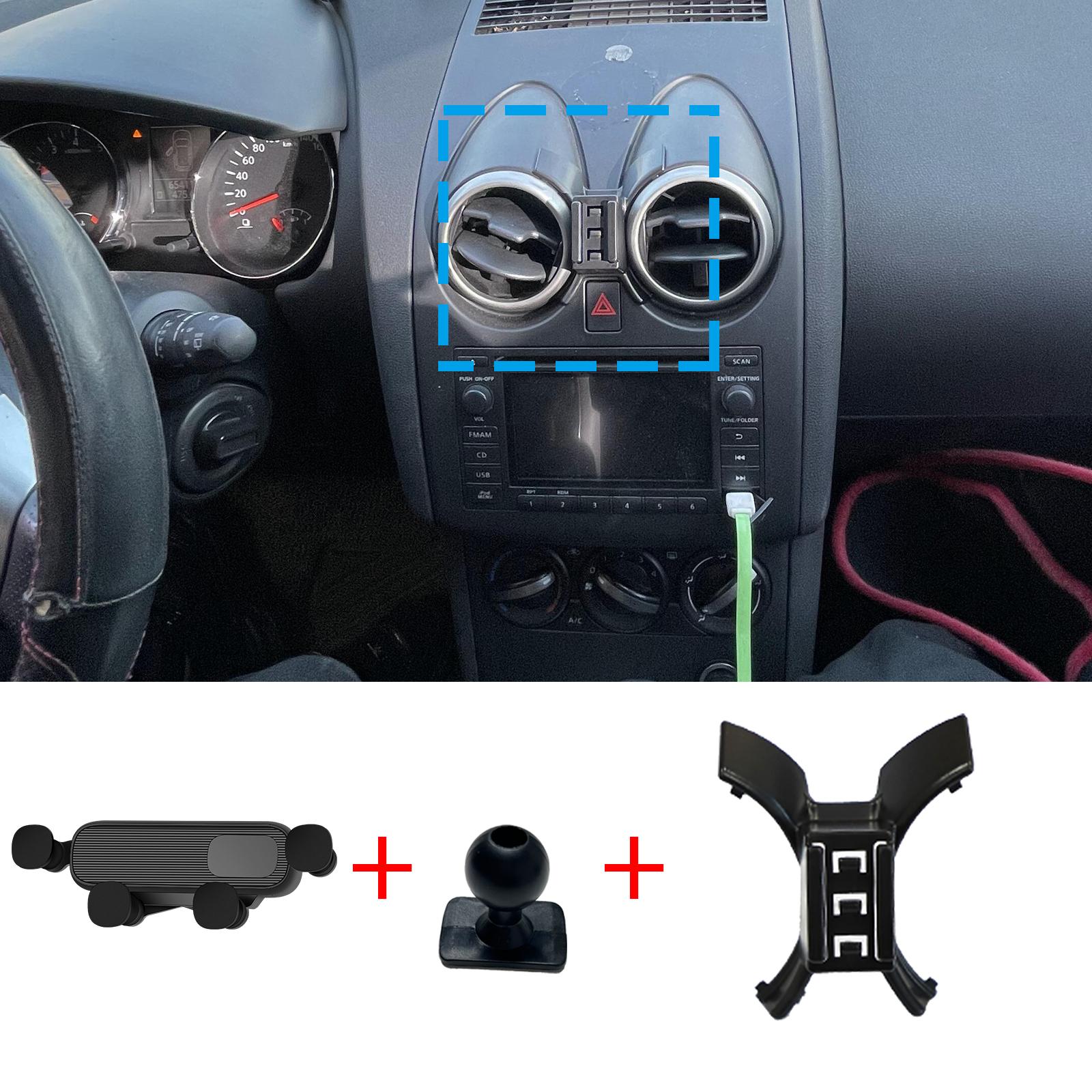 

для Nissan Qashqai J10 2008-2010 2011 2012 2013 2014 2015 Автомобільний Тримач для Мобільного Телефона Стійка Авто Аксесуари GPS Кронштейн Навігація
