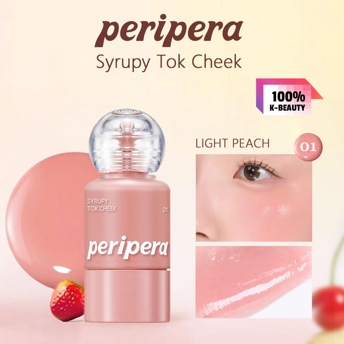 PERIPERA SYRUPY TOK РУМЯНА 9 г / 0,31 унции  (5 вариантов цвета)