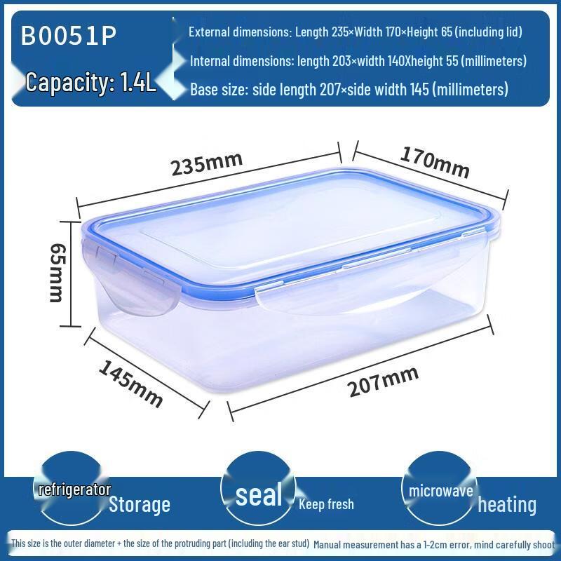 HANDUNYOU Microwave Safe PP Food Storage Container Set