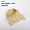 Handmade Bamboo Weaving Sieve Basket Storage and Snack Plate Set