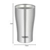 Thermos Vacuum Insulated Tumbler 340ml Stainless Steel Dishwasher Safe Bottle Structure Heat Retention Cold JDY-340 S