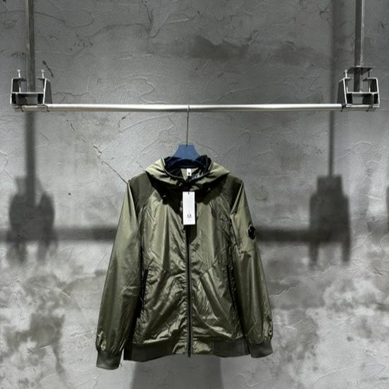 

European-American Style Lightweight Unisex Motorcycle Jacket with Hood L зелений