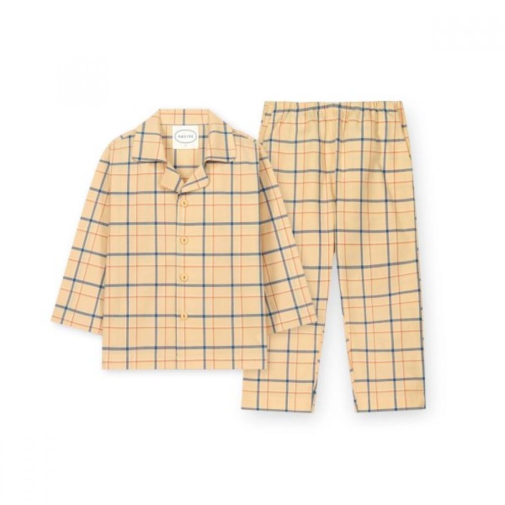 Orcite Kids Long Sleeve Pajama Set Rue Yellow H146 60