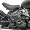 Sacoche latérale en cuir noir Craftride pour Triumph Bonneville Bobber