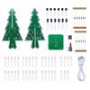 Programmable Christmas Tree DIY Colorful Easy Making Kit with Multiple Light Modes Educational Circuit Project