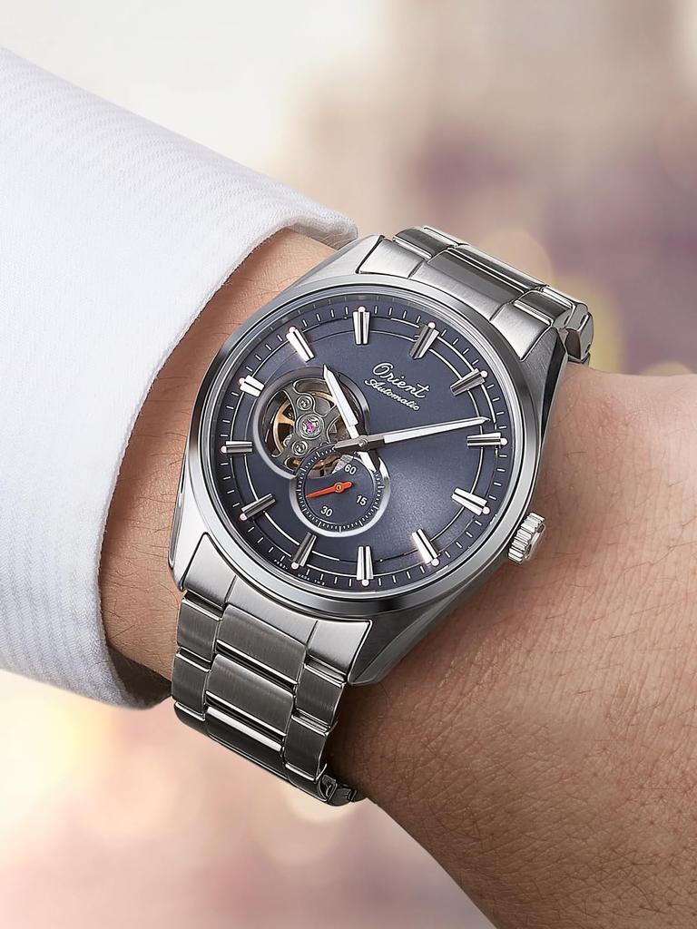 Orient Stretto Semi-Skeleton Automatic Watch, Men's Gray, RN-AR0012N, Celebrating Orient's 75th Anniversary, Limited Edition of 200 In Japan,