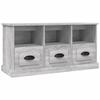 VidaXL TV Stand, Television Cabinet with 3 Drawers and 3 Compartments, TV Furniture Living Room, Modern, 816294