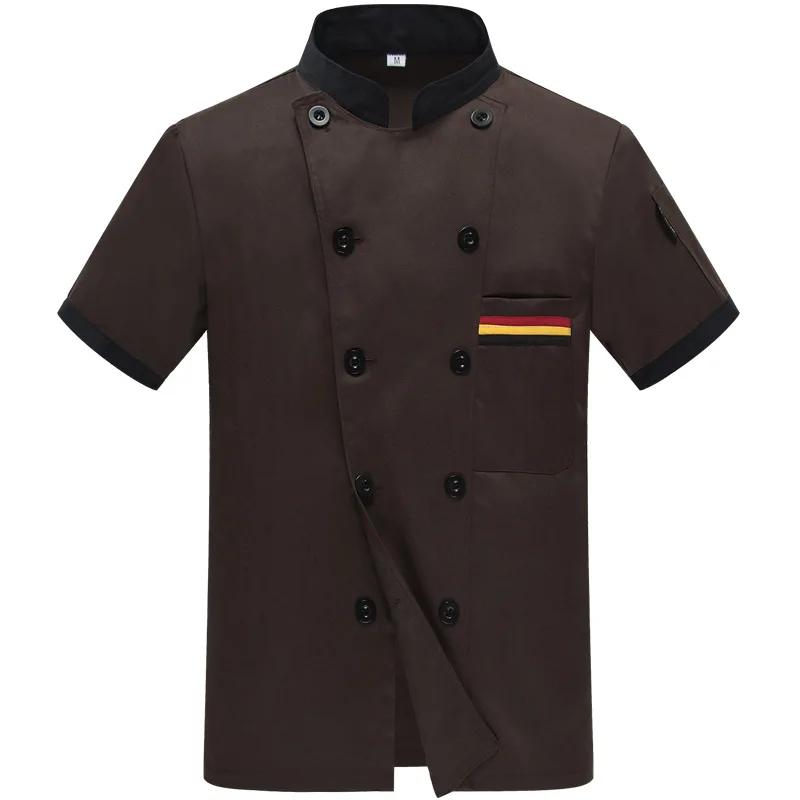 Men and Women Chef Uniforms Long-sleeved Kitchen Breathable Work Clothes 2024 New Summer Thin Cake Shop Chef Uniforms for