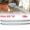 3Pcs 14/20 Inch Steel Chainsaw Chains 3/8LP 0.05 Electric Saw 50/76 Drive Link Chain Replacement Garden Cutting Lumber Hand Tool